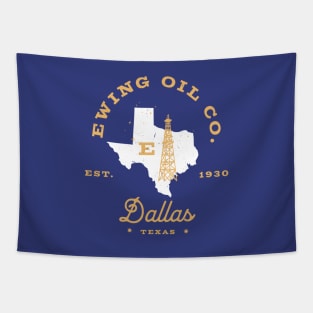 Ewing Oil Co. Dallas, Texas - Est. 1930 Tapestry