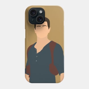 Uncharted 4 Nathan Drake Digital Art Sticker Phone Case