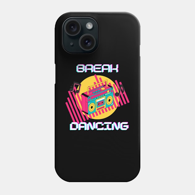 Break Dancing Merch Phone Case by Seligs Music