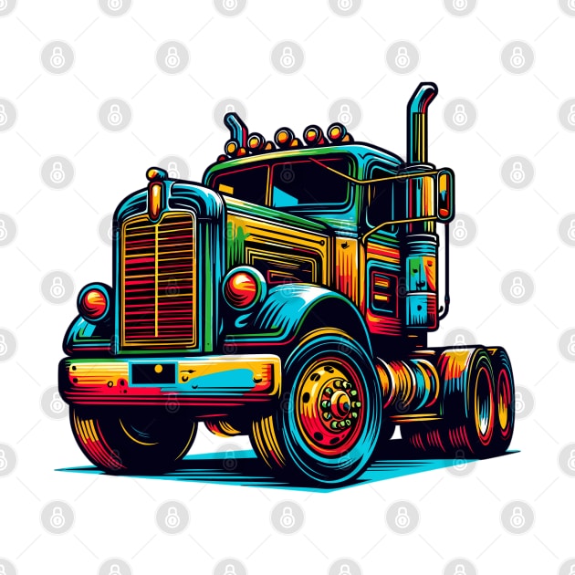 Truck Tractor by Vehicles-Art