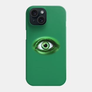 Giant Green Eye Phone Case