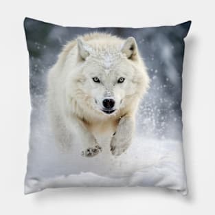 Wolf Animal Nature Majestic Wilderness Pillow