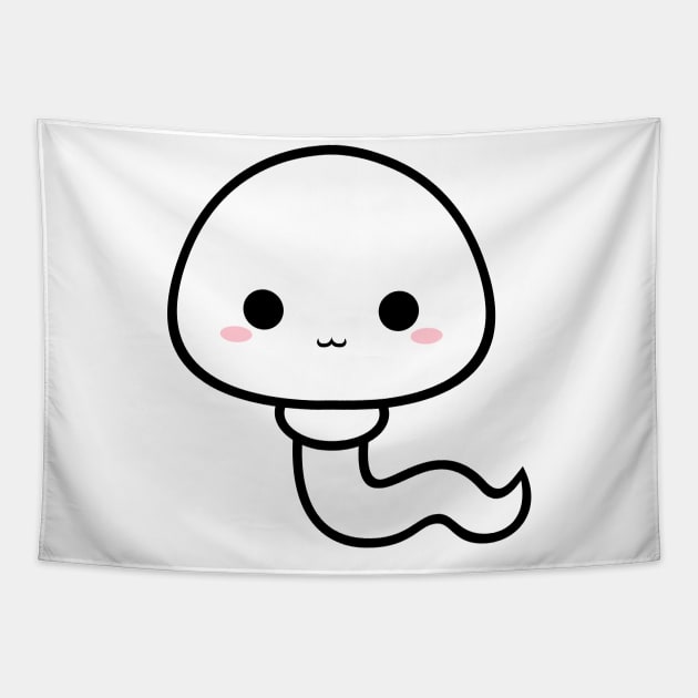 Cute Kawaii Sperm Tapestry by alien3287