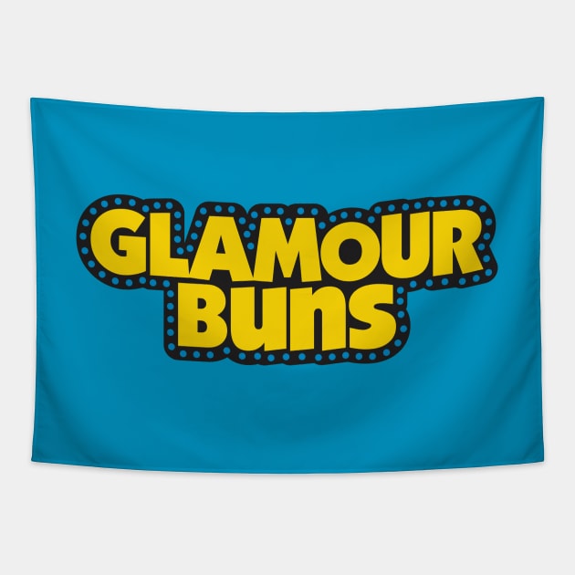 Glamour Buns Tapestry by DavesTees