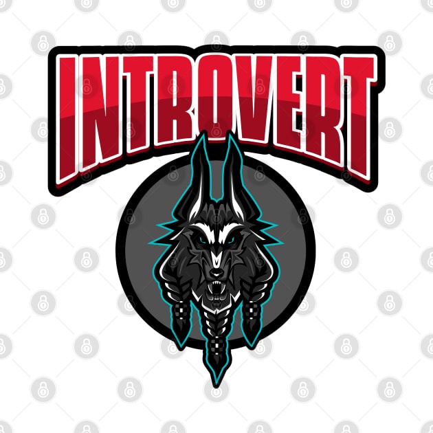 Introvert Wolf by Wolf Clothing Co