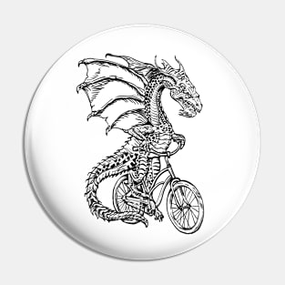 SEEMBO Dragon Cycling Bicycle Cyclist Biking Bicycling Biker Pin