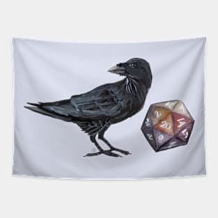 Dice Raven Tapestry