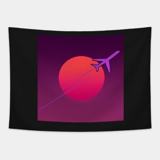 Sunset flight Tapestry