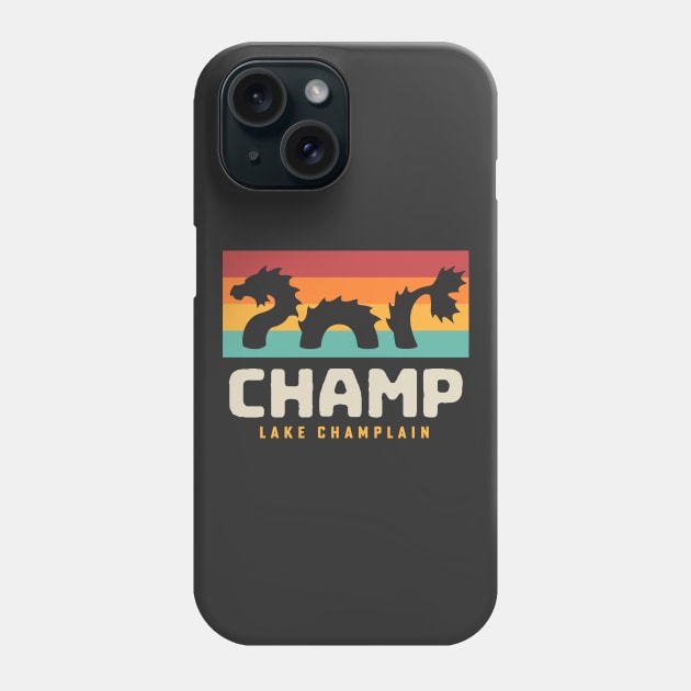 Champ Lake Champlain Monster American Folklore Phone Case by PodDesignShop