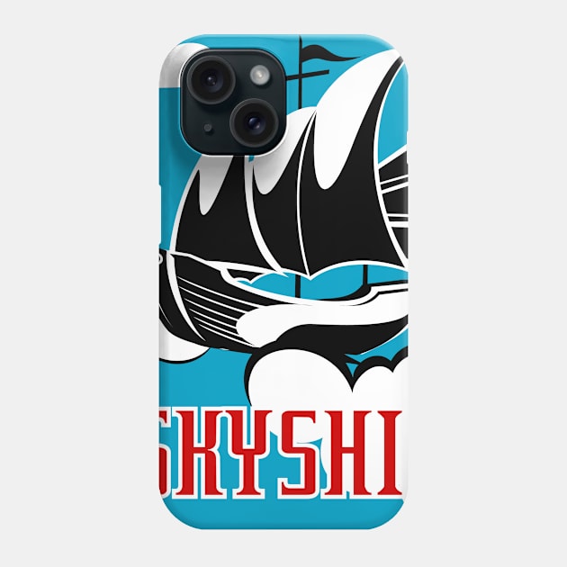 Sky Ship Phone Case by Toogoo