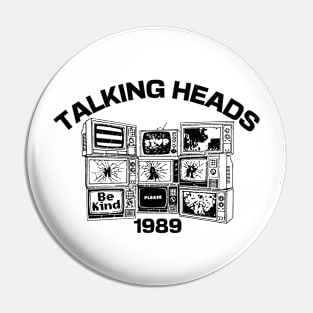 Talking heads TV classic Pin