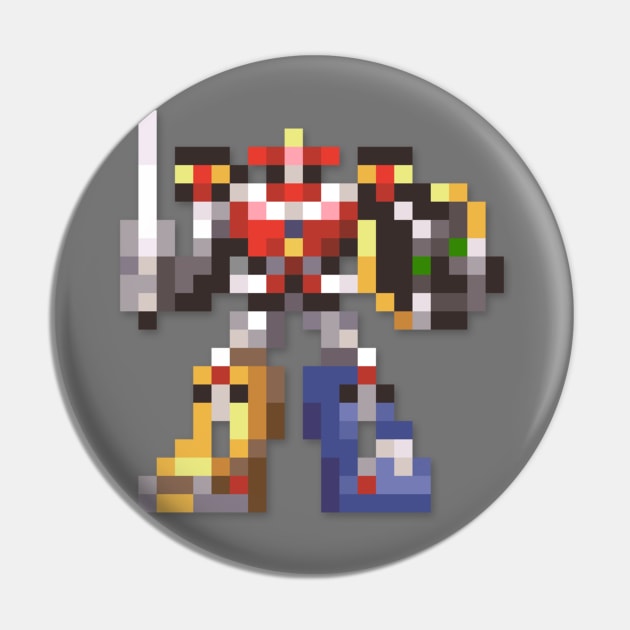 Dino Megazord low-res pixelart Pin by JinnPixel