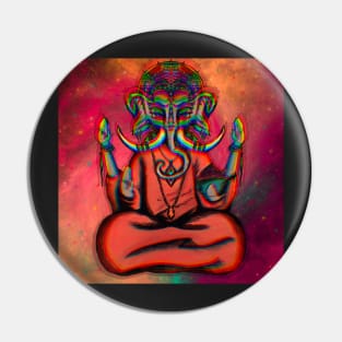 Elephant God Pin