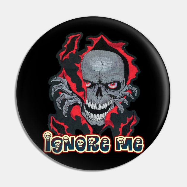 Men's and women's T-shirt with the word "ignore me" Pin by afnana