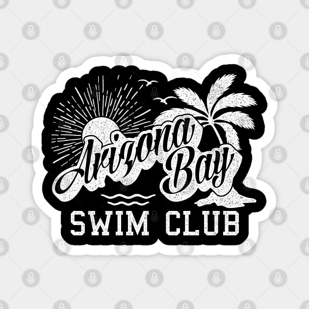 Arizona Bay Swim Club White Magnet by erock