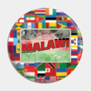 Malawi Vintage style retro souvenir Pin