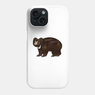 Drawing of sloth bear Phone Case