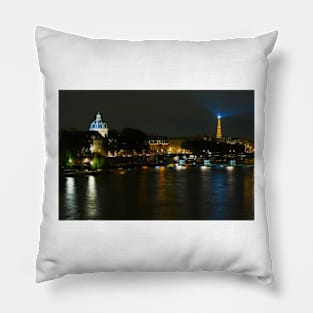 Night Light Over Paris © Pillow