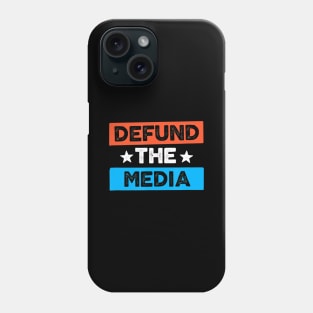 Defund the Media Protest Vintage Social Distance Phone Case