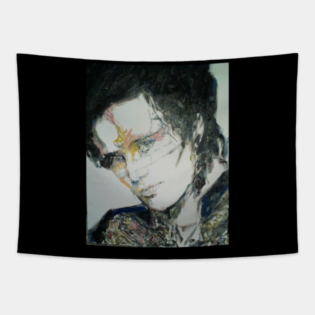 Adam ant Tapestry by Mike Nesloney Art