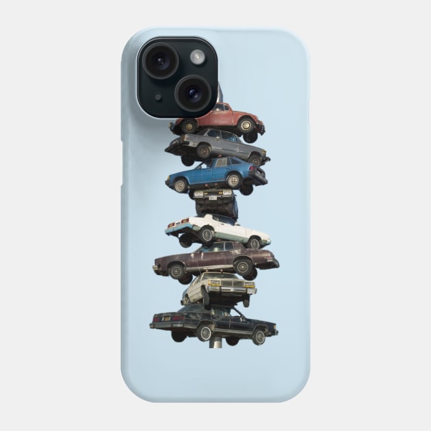 Get Your Cars Stacked Up! (Spindle) Phone Case by YJ PRINTART