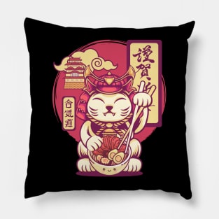 Ramen Cat Pillow