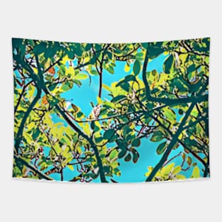 leaf pattern Tapestry