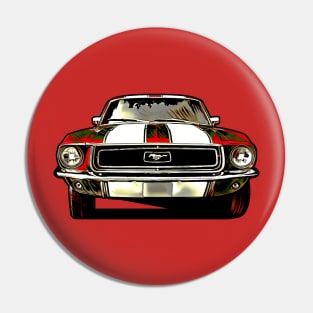 Classic Ford Mustang Pin