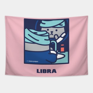 Quarantine Cat Zodiac Signs: Libra cat Tapestry