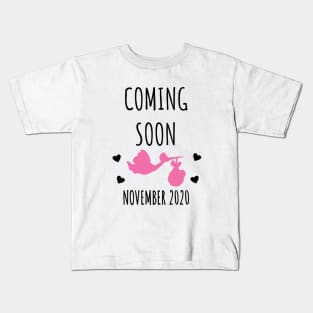 Coming Soon Pregnancy Typhography T Shirt Design, Apparel, Baby