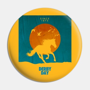 Derby day Pin