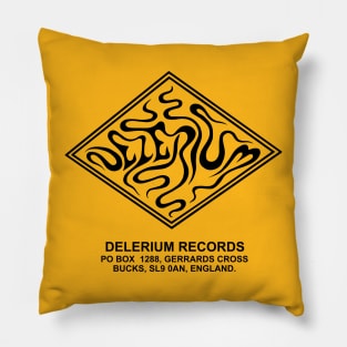 Delerium (black) Pillow