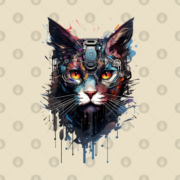 Robot Cat - Mechanical Cat by ArtisticCorner