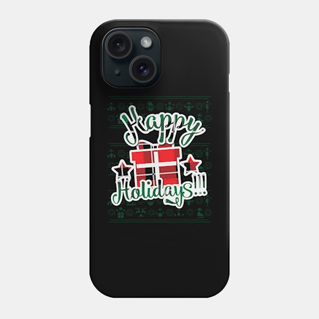 Happy Holidays Gifts Phone Case by Design_Lawrence