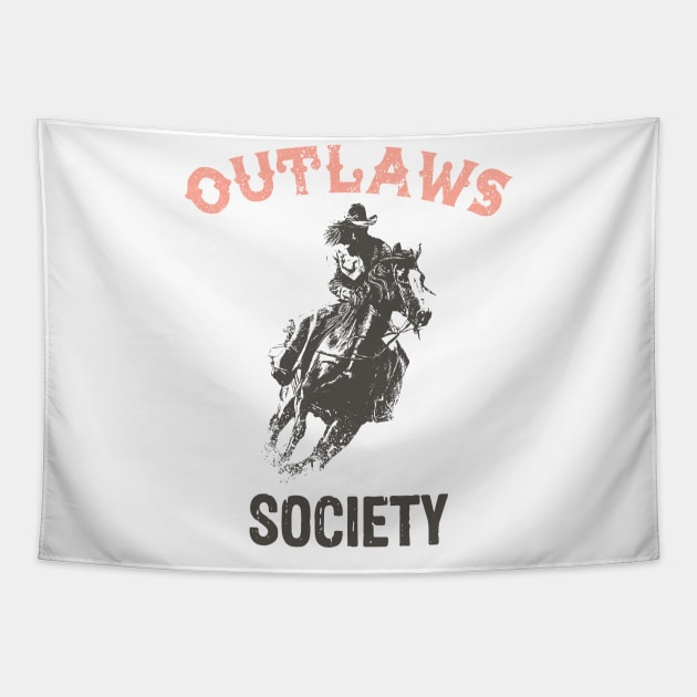 outlaw society Tapestry by Suva