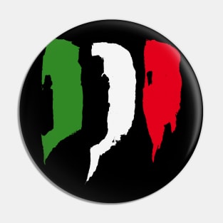 Italy flag - Brush Strokes Pin