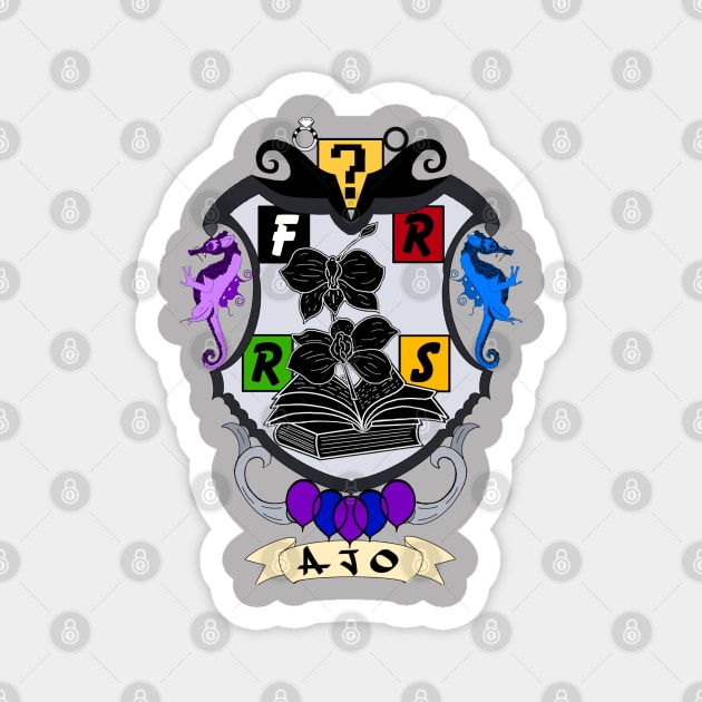 AJO Family Crest Magnet by Orchid's Art