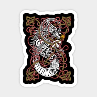 Fenrir the Wolf Norse Mythology Magnet