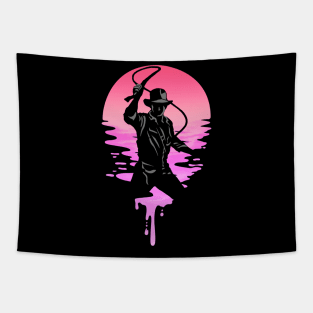 80s Adventure Movies Retro Tapestry