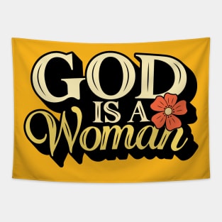 God is a Woman Tapestry