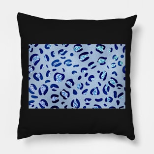 Blue shinny glitter Pillow