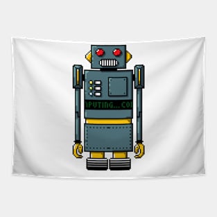 Pixel Robot 129 Tapestry