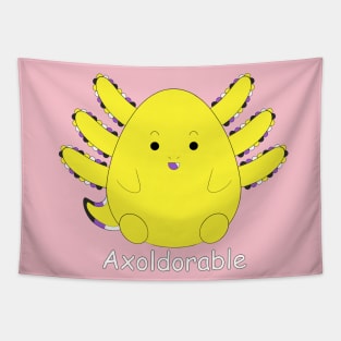 Axolotl Cutie Non-Binary Tapestry