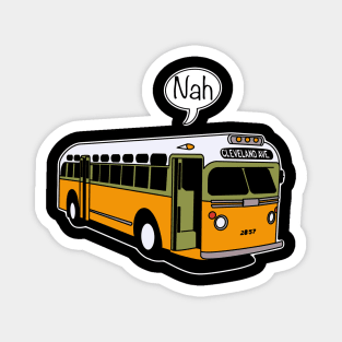 Rosa Parks Bus Magnet