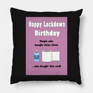 Lockdown birthday card inspired by search engines Pillow