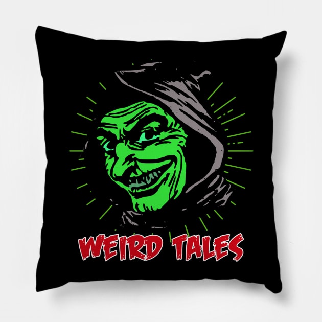 WEIRD TALES Pillow by theanomalius_merch