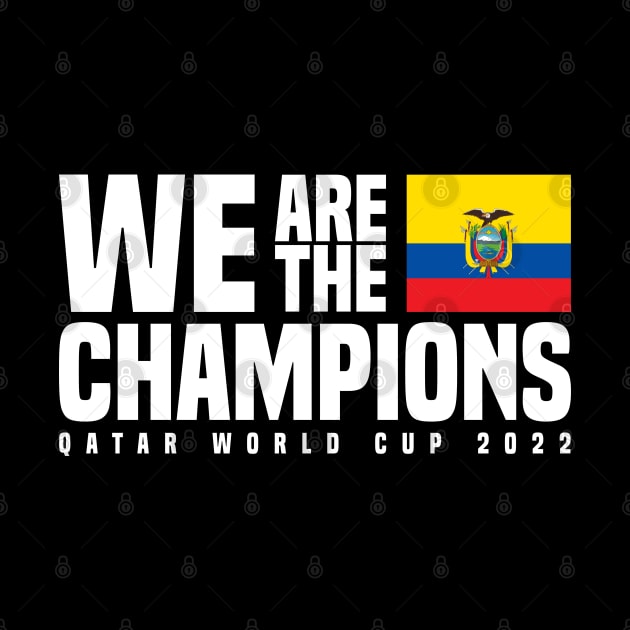 Qatar World Cup Champions 2022 - Ecuador by Den Vector