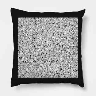 Black and White Rings Pillow