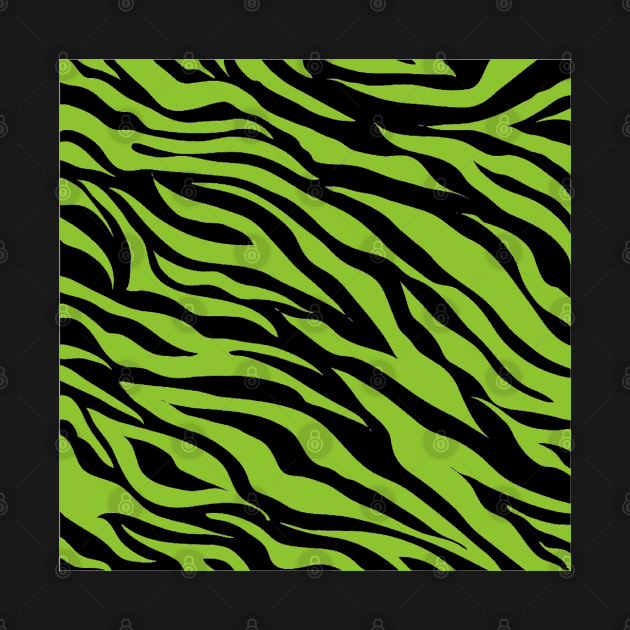 Tiger Print Green by ValinaMoonCreations