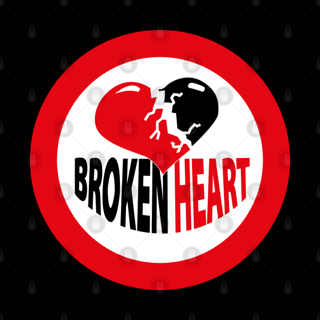 Broken Heart Sign by nichnavigator